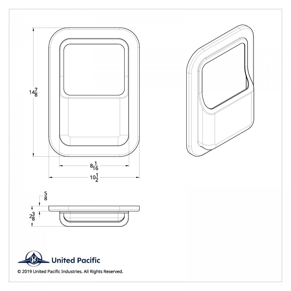 International Door Pocket Cover - Passenger Side - Thumbnail 3