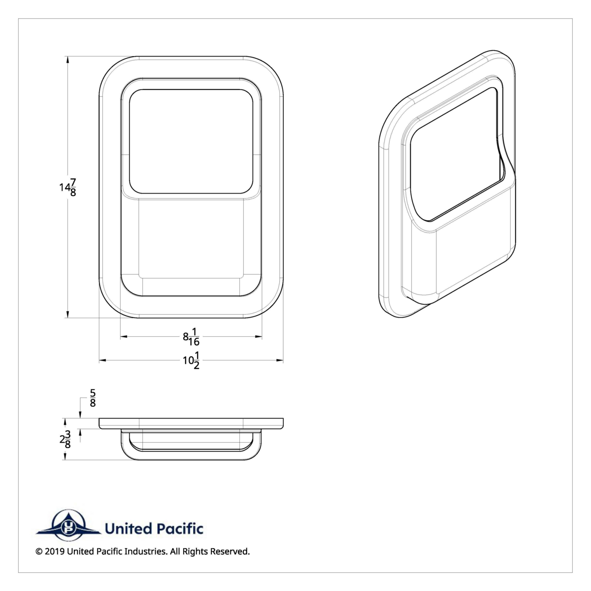 International Door Pocket Cover - Passenger Side - Thumbnail 4