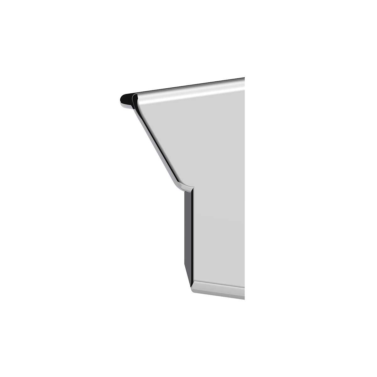 Chrome Plastic Switch Label Covers With Visor For 2005 & Older Kenworth (6-Pack) - Thumbnail 6