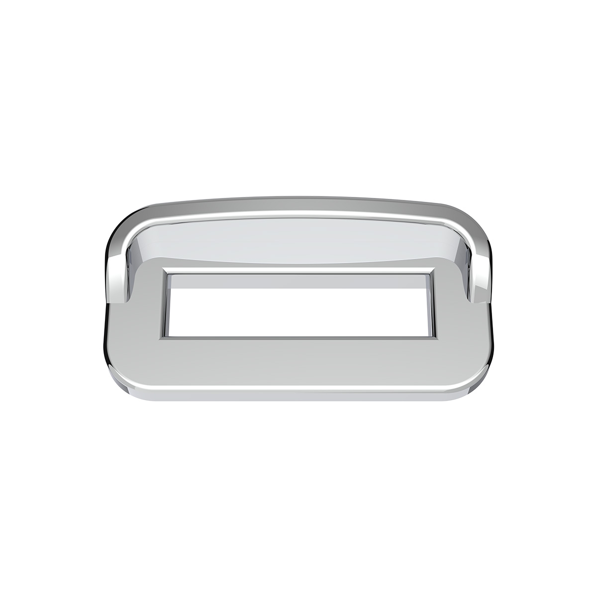 Chrome Plastic Toggle Switch Label Cover With Visor For 2002+ Peterbilt (Card Of 6) - Thumbnail 3