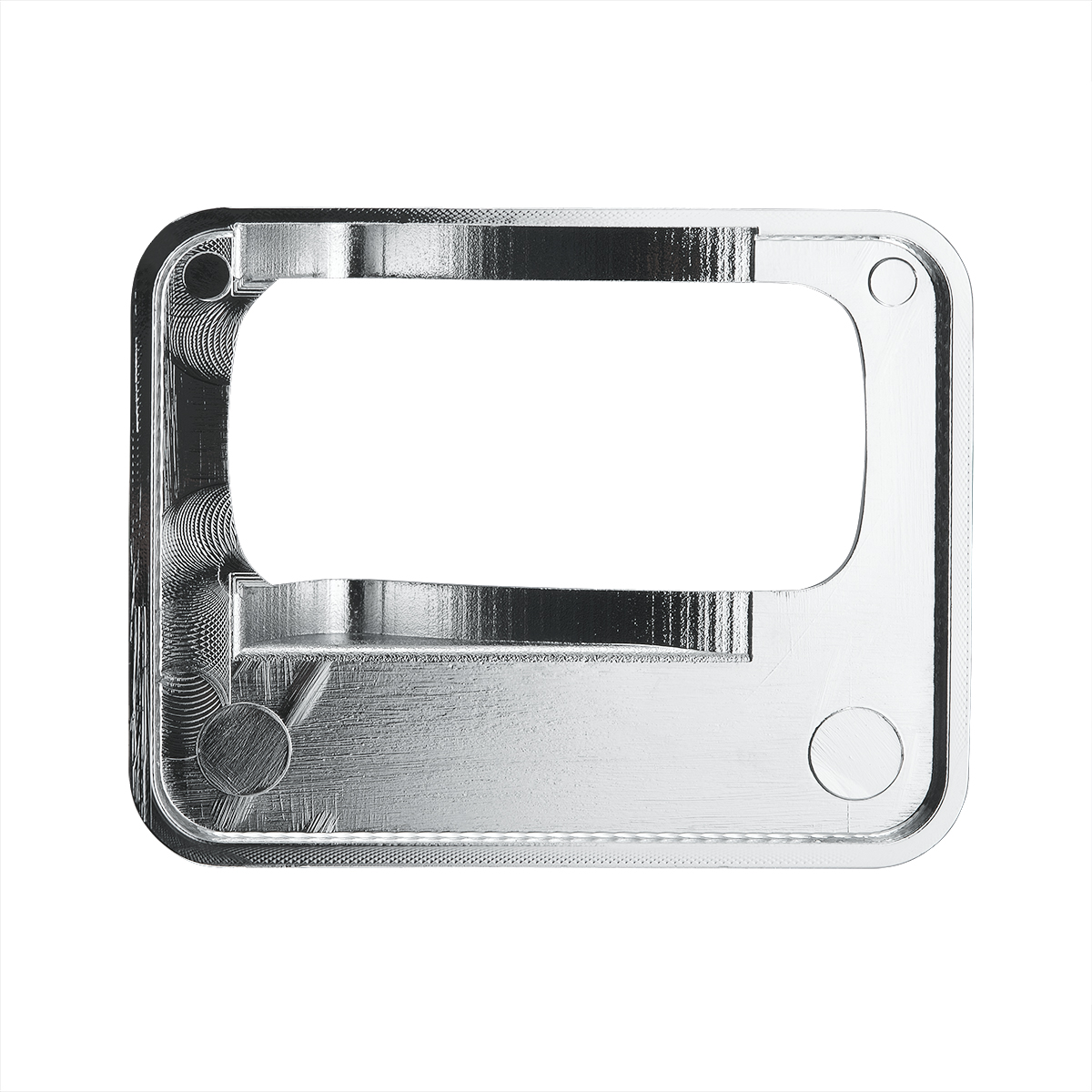 Chrome Plastic Rocker Switch Cover With Stainless Plaque For Peterbilt - Axle Differential - Thumbnail 4