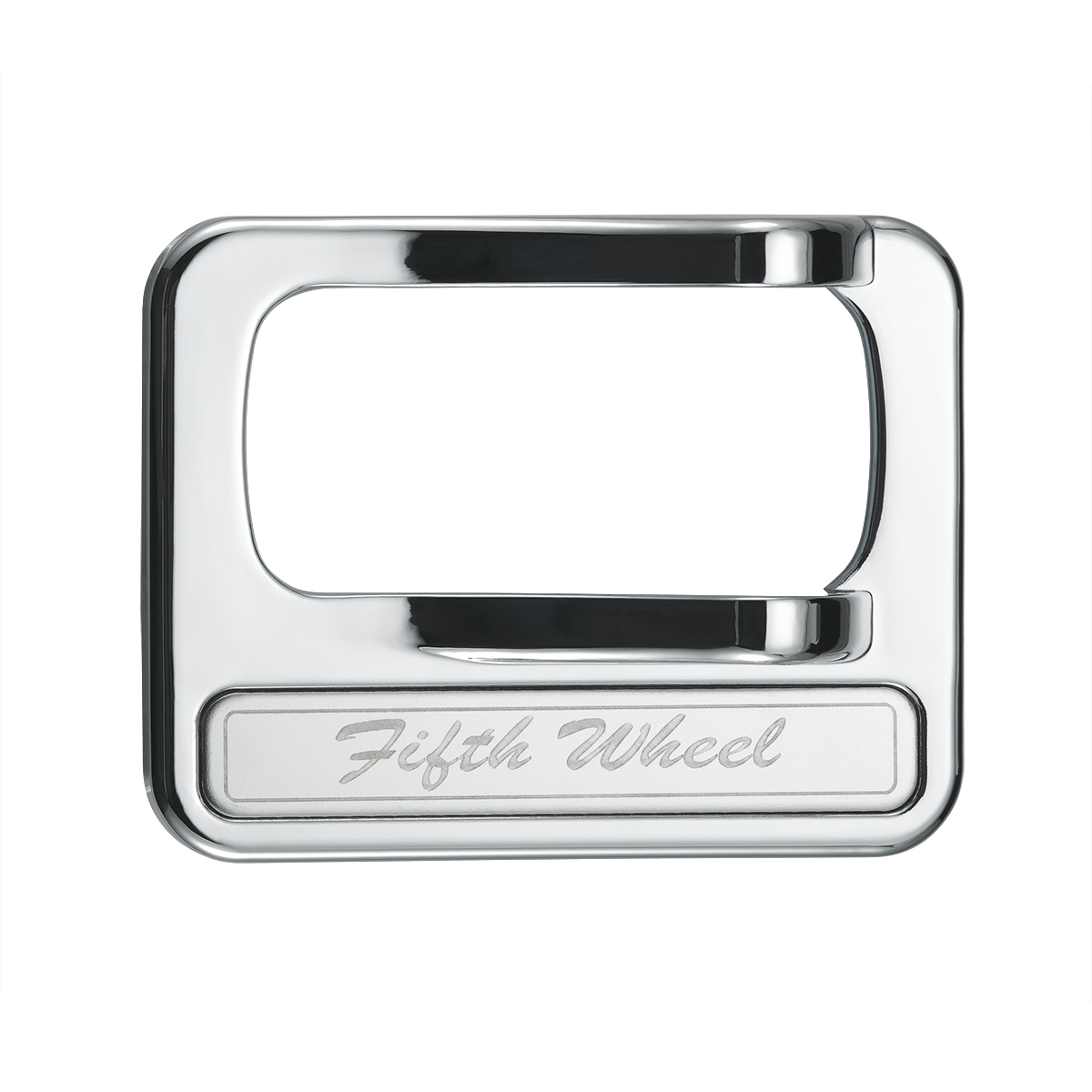Chrome Plastic Rocker Switch Cover With Stainless Plaque For Peterbilt - Fifth Wheel - Thumbnail 6