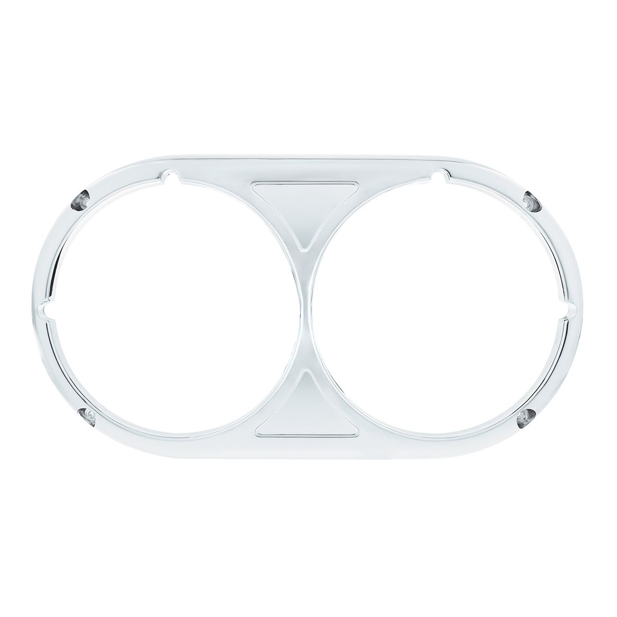 Chrome Plastic Headlight Bezel For 1967-1987 Peterbilt 359 - Original Style