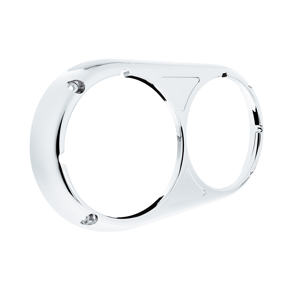 Chrome Plastic Headlight Bezel For 1967-1987 Peterbilt 359 - Original Style - Thumbnail 2