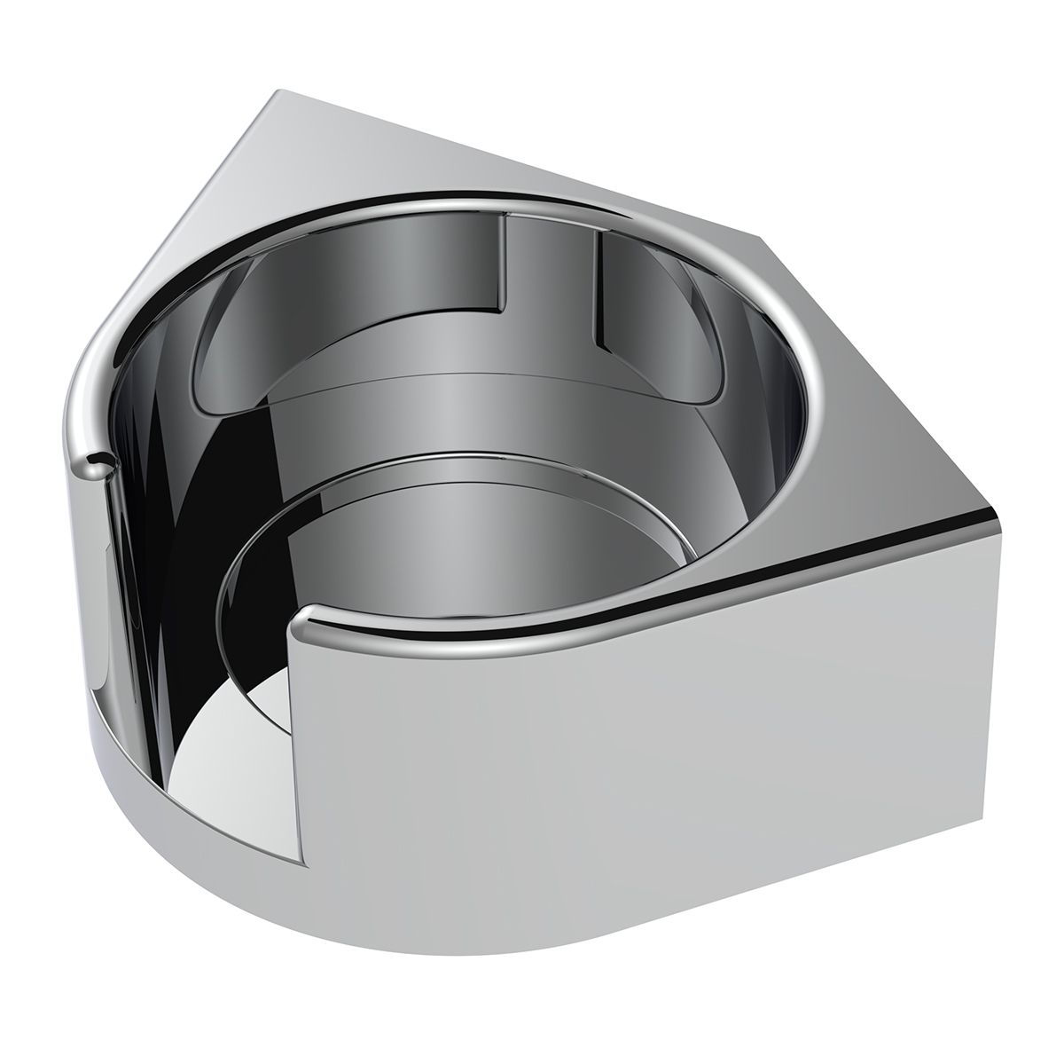 Chrome Plastic Cup Holder For 1986 & Up Freightliner Classic & FLD - Driver