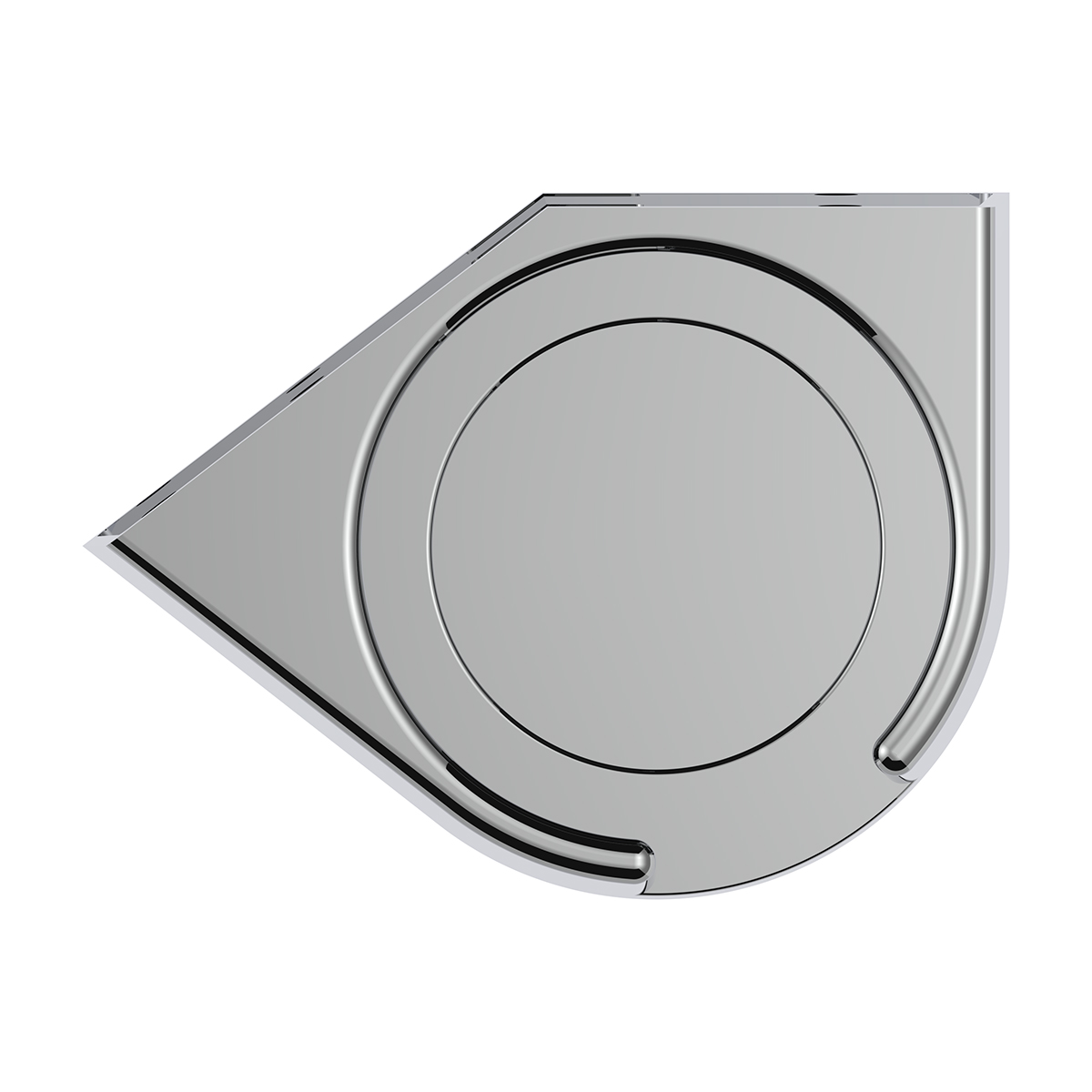 Chrome Plastic Cup Holder For 1986 & Up Freightliner Classic & FLD - Driver - Thumbnail 3