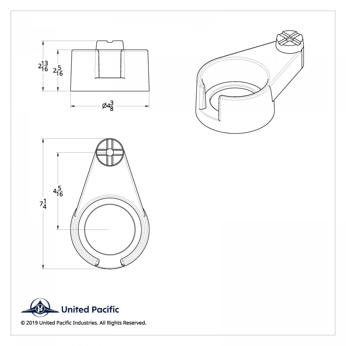 Chrome Plastic Cup Holder For 1986 & Up Freightliner Classic & FLD - Passenger - Thumbnail 5