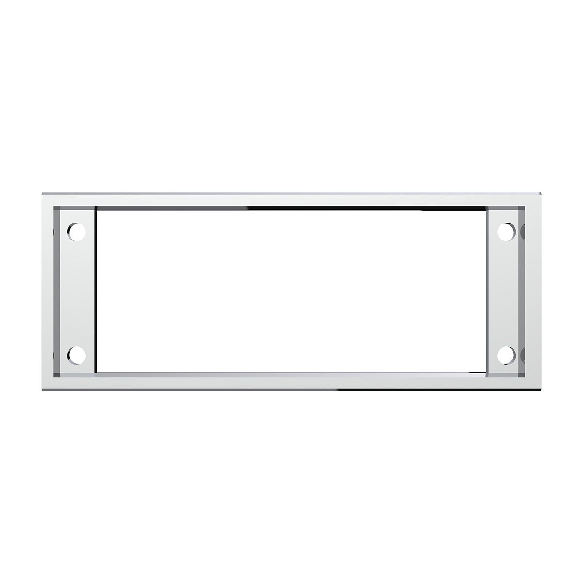 Chrome Plastic A/C Control Dash Panel Bezel For Kenworth W900 (1990-2005) & T800 (1986-2005)