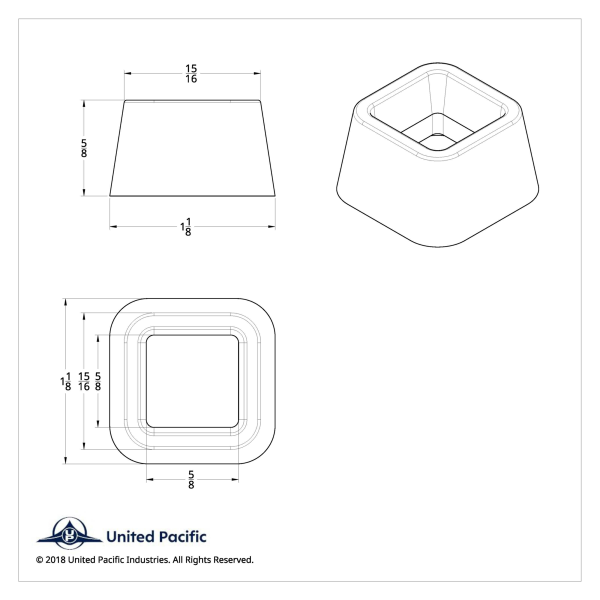 Turn Indicator Trim For Kenworth (Card of 3) - Thumbnail 3