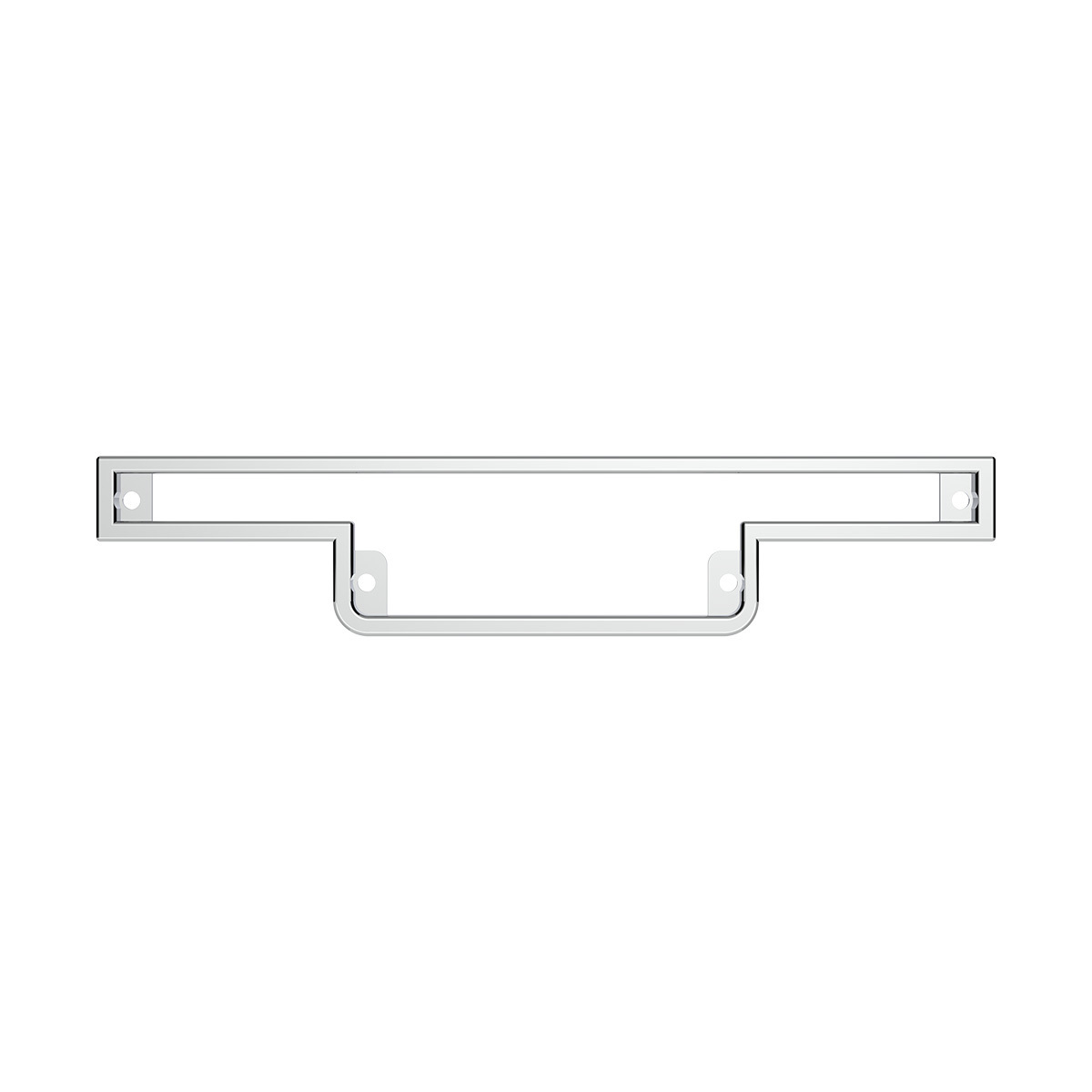 Chrome Plastic Warning Light Panel Bezel Without Visor For 1990-2000 Peterbilt 379/378/377 - Thumbnail 9