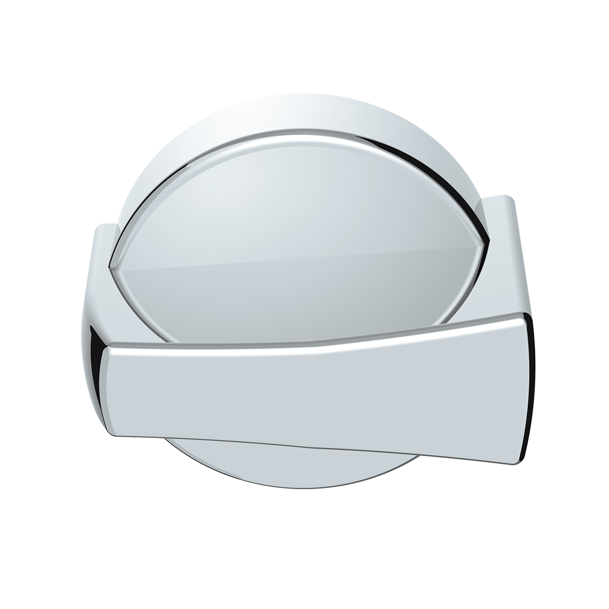 Chrome A/C & Heater Control Knob For Peterbilt - Thumbnail 3