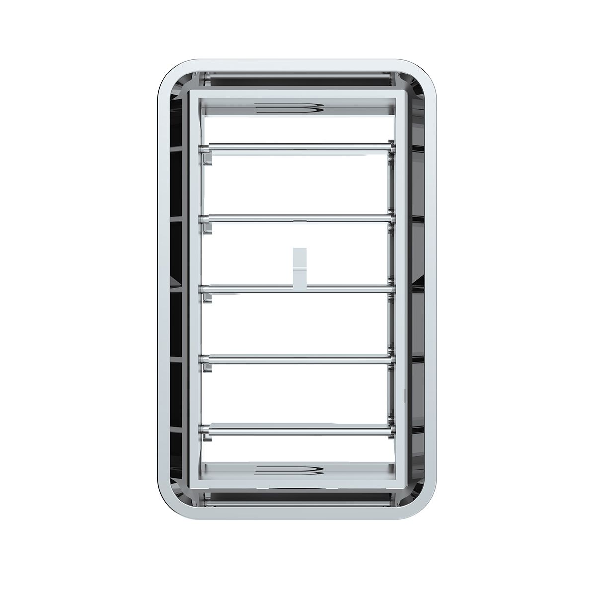 Chrome Plastic A/C Vent For 1989-2010 Freightliner FLD/Classic - Center Dash