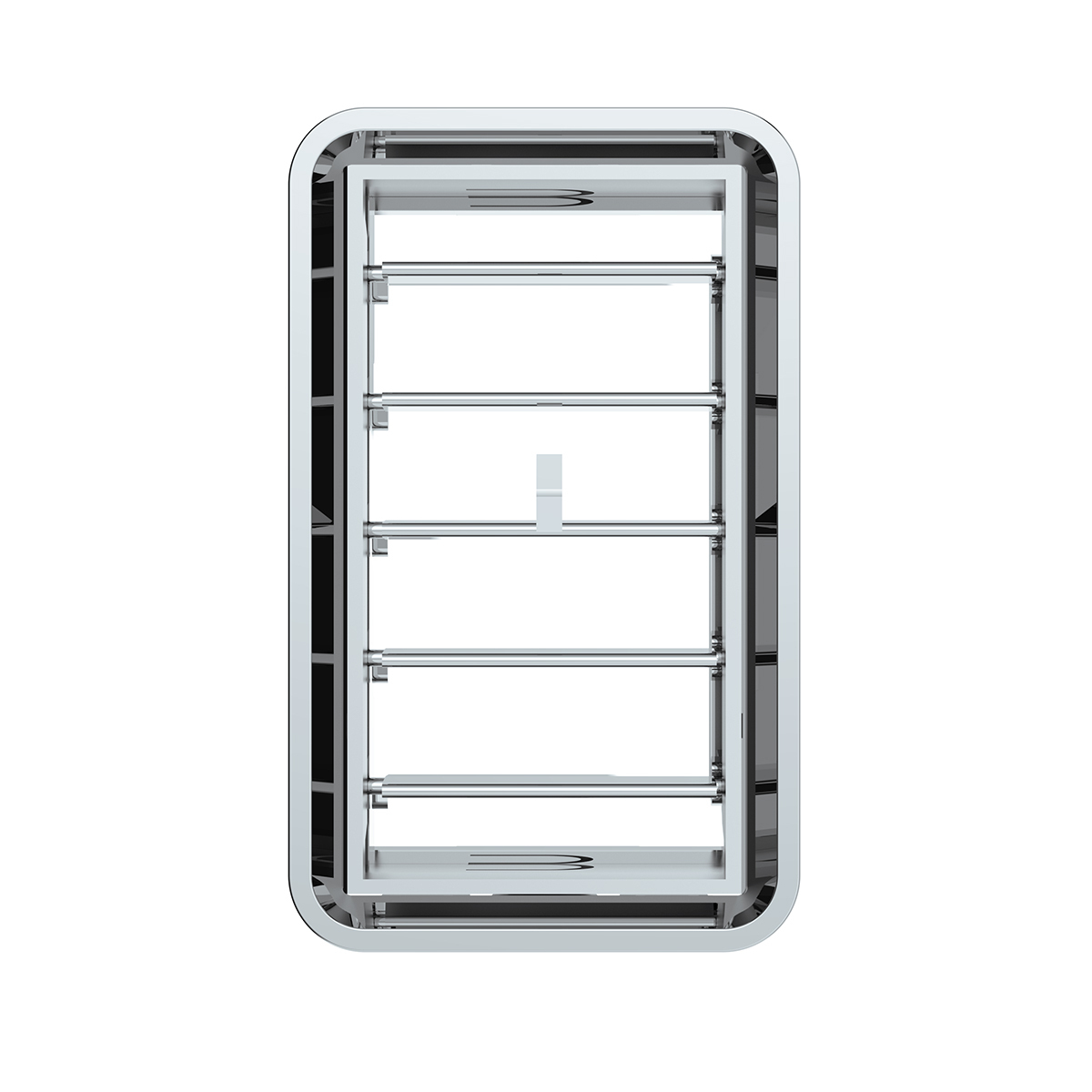 Chrome Plastic A/C Vent For 1989-2010 Freightliner FLD/Classic - Center Dash - Thumbnail 8