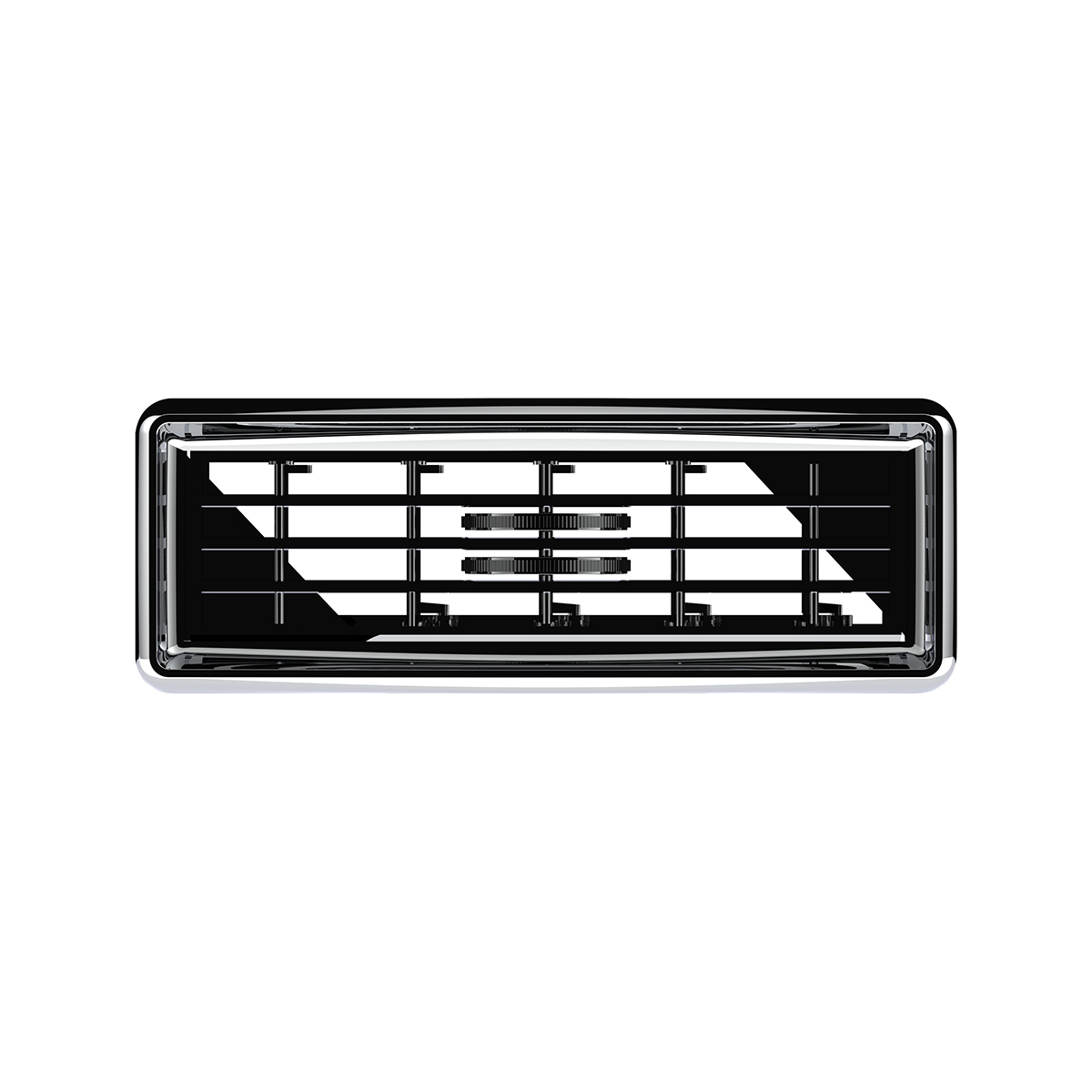 Chrome Plastic A/C Vent For International 2000 Or Earlier Model - Thumbnail 6