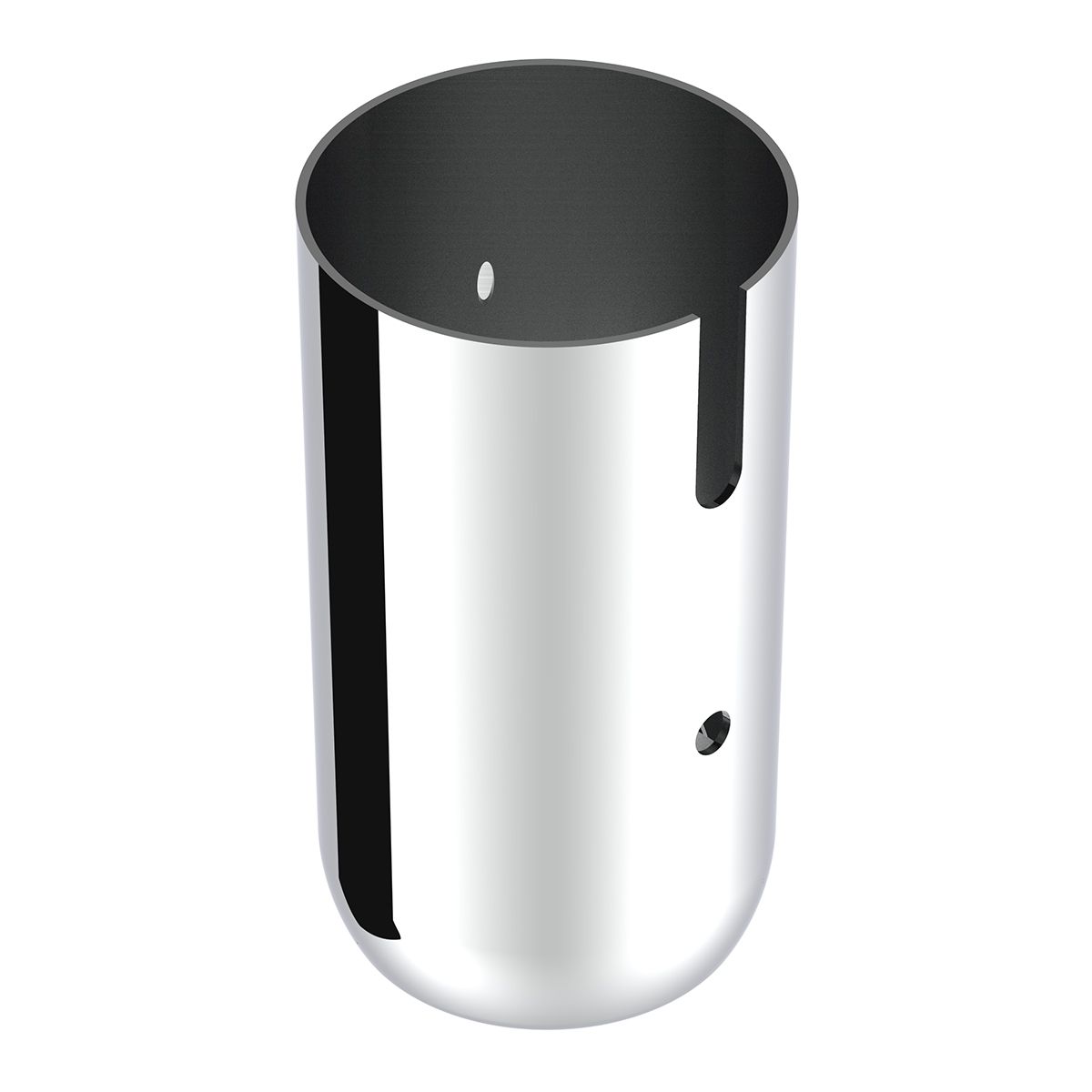 Steel Lower Gearshift Knob Cover - Chrome