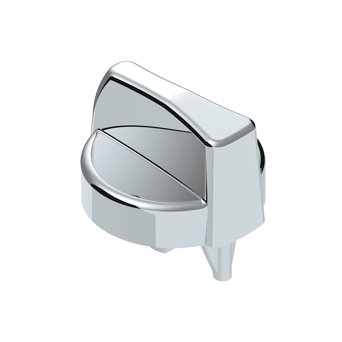 Chrome Plastic Wiper Dial Knob For 2002-2005 Kenworth W900/T800/T600 - Thumbnail 4