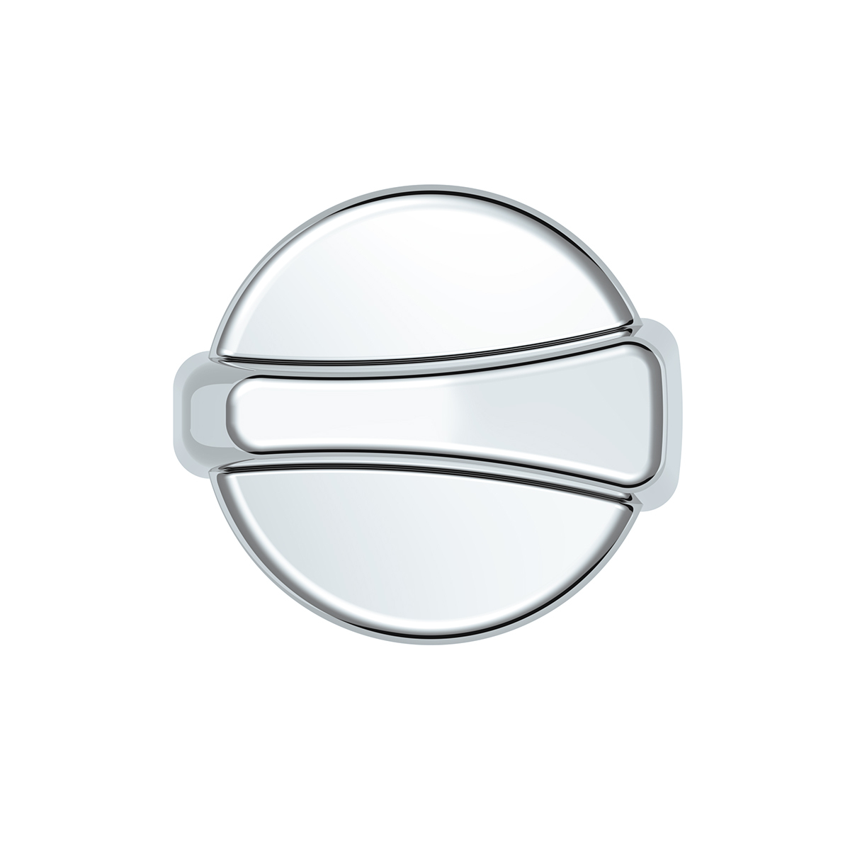 Chrome Plastic Wiper Dial Knob For 2002-2005 Kenworth W900/T800/T600 - Thumbnail 8