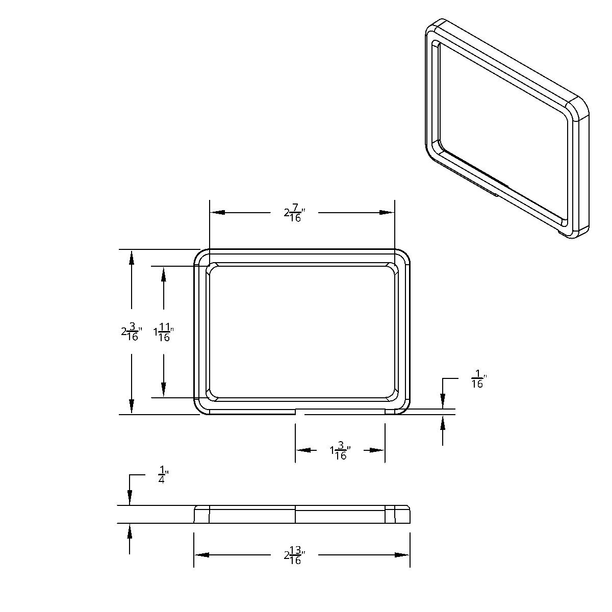 Kenworth Center Dash Indicator Bezel - Automatic - Thumbnail 3