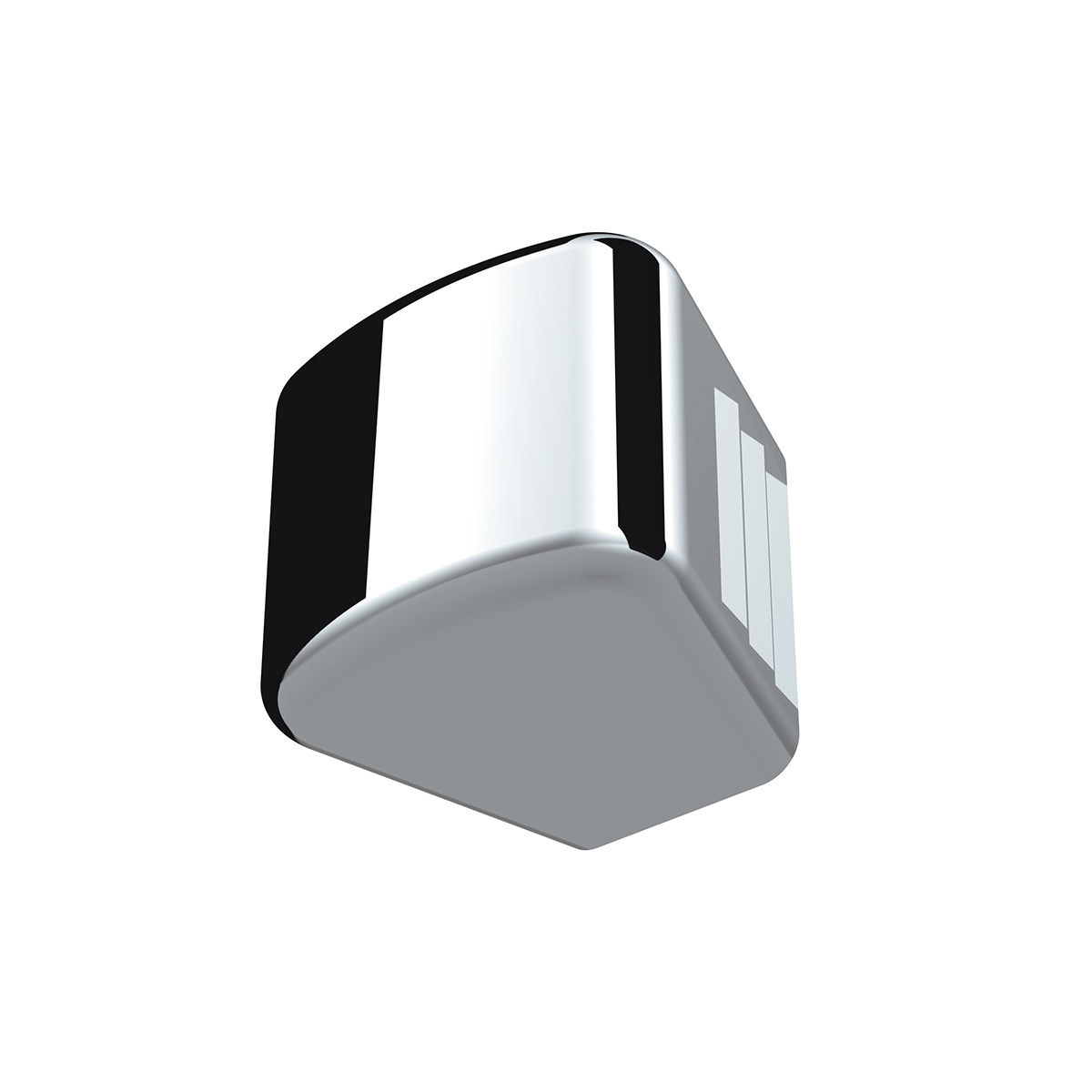 Chrome Plastic A/C & Heater Slider Control Knob For Kenworth/Freightliner - Plain (Card Of 3) - Thumbnail 8