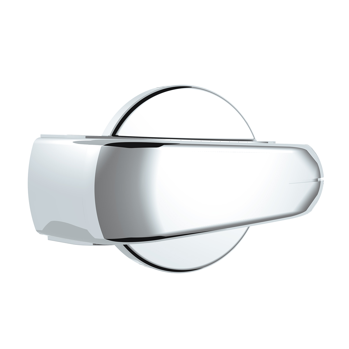 Chrome Plastic A/C Control Knob For 2005-2010 Freightliner Century, Coronado & Columbia - Thumbnail 2