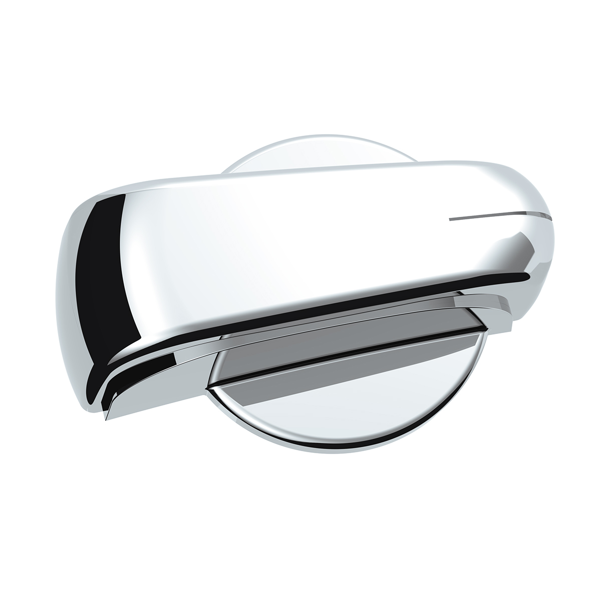 Chrome Plastic A/C Control Knob For 2005-2010 Freightliner Century, Coronado & Columbia - Thumbnail 3