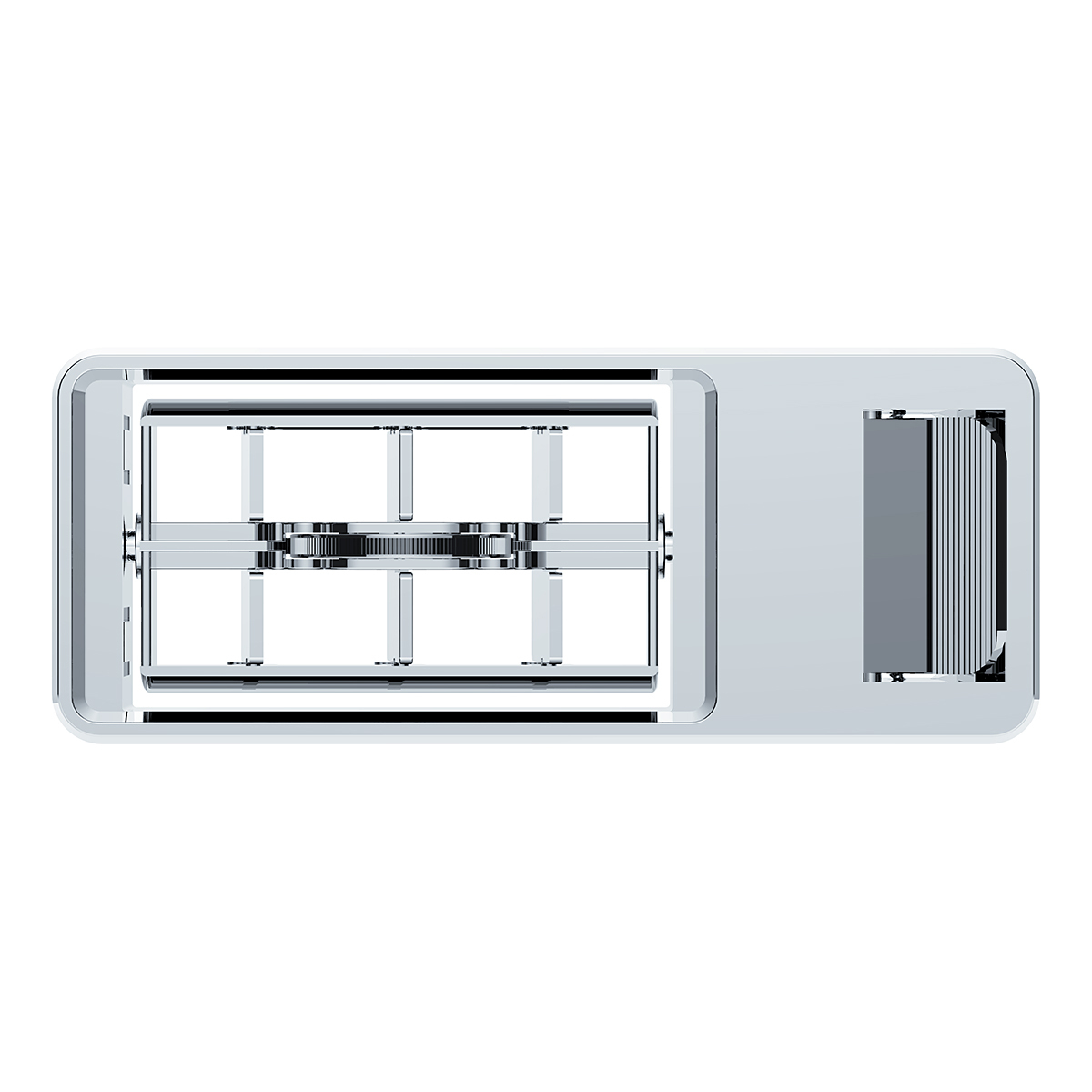 Chrome Plastic A/C Vent For 2001 & Earlier Kenworth - Passenger - Thumbnail 6