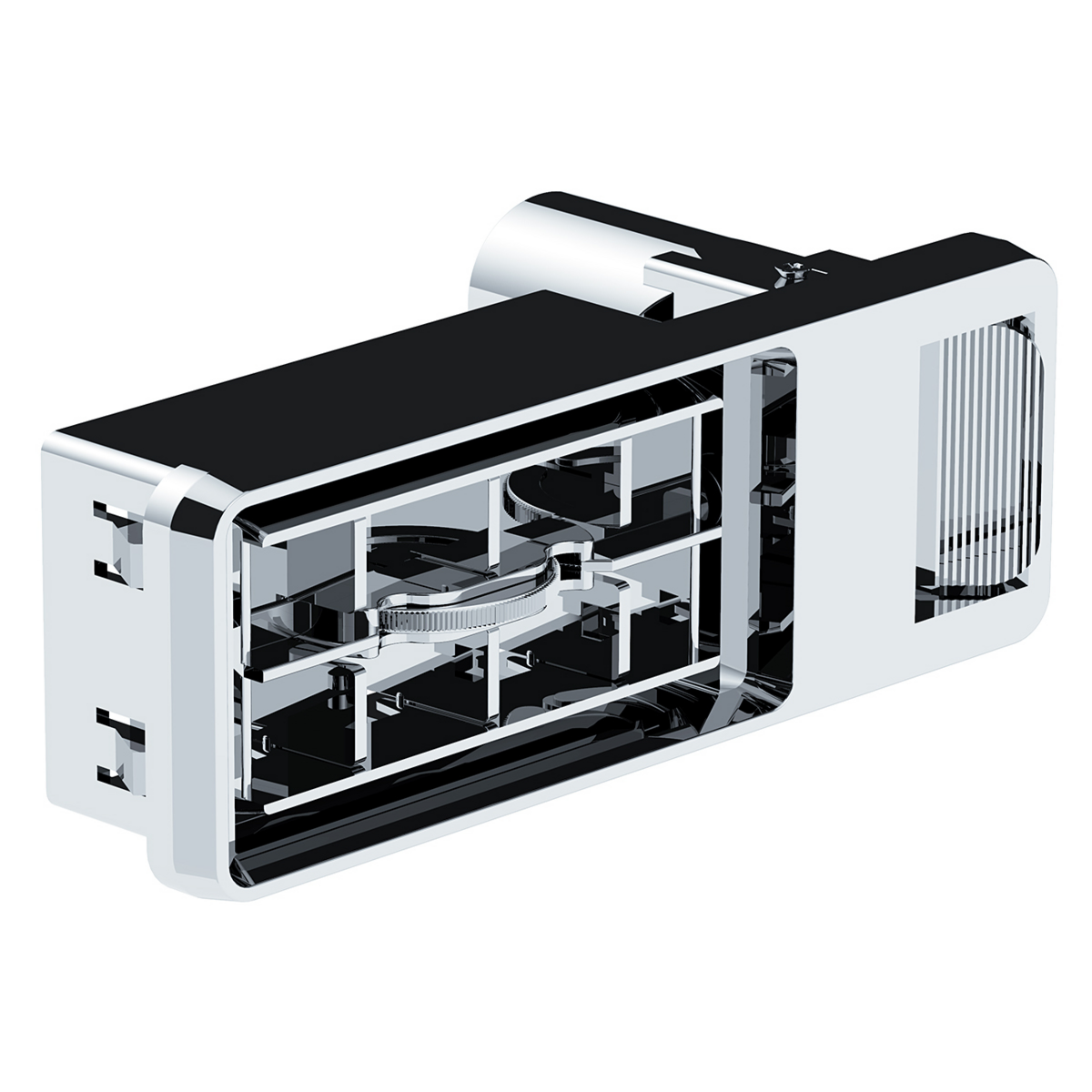 Chrome Plastic A/C Vent For 2001 & Earlier Kenworth - Passenger - Thumbnail 7