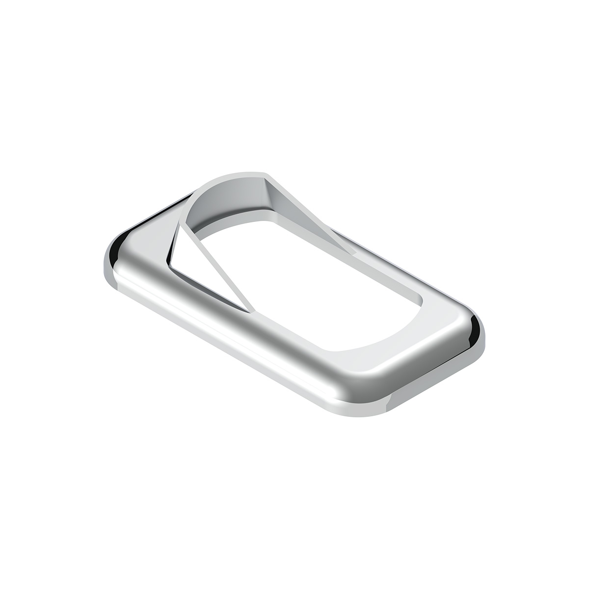 Chrome Plastic Rocker Switch Bezels With Switch Guard (3-Pack) - Thumbnail 3