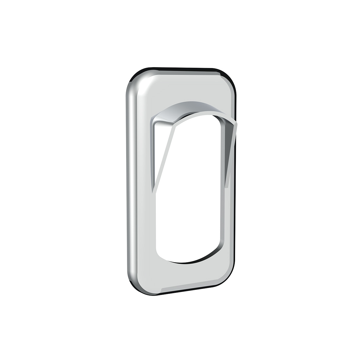 Chrome Plastic Rocker Switch Bezels With Switch Guard (3-Pack) - Thumbnail 4