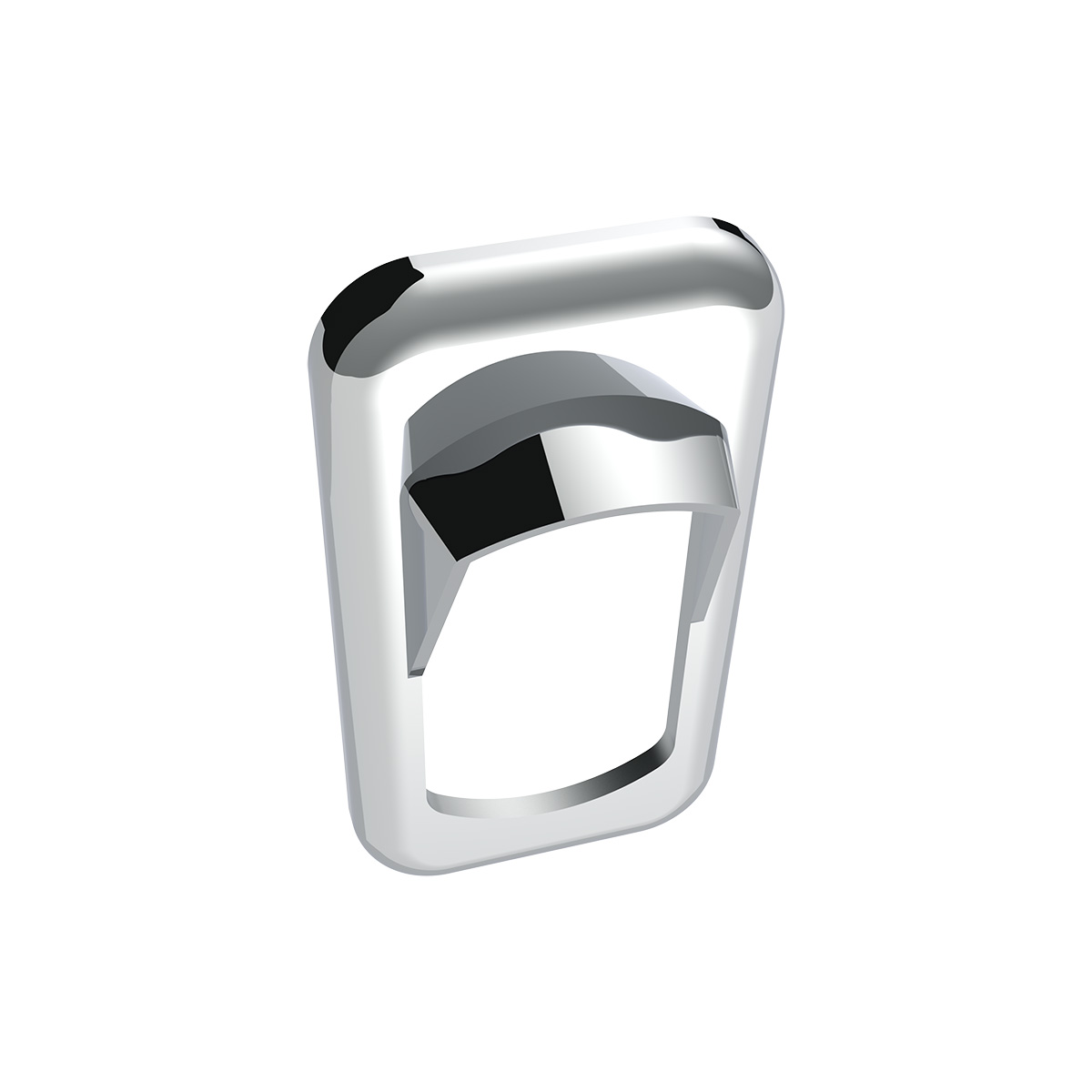 Chrome Plastic Rocker Switch Bezels With Switch Guard (3-Pack) - Thumbnail 5