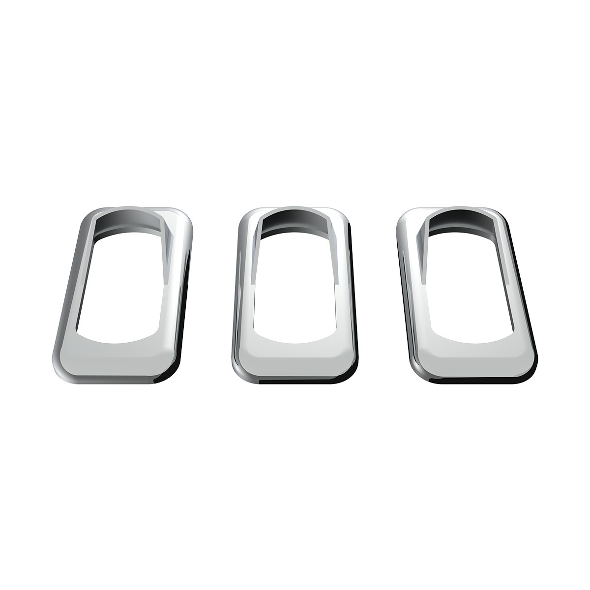 Chrome Plastic Rocker Switch Bezels With Switch Guard (3-Pack) - Thumbnail 10