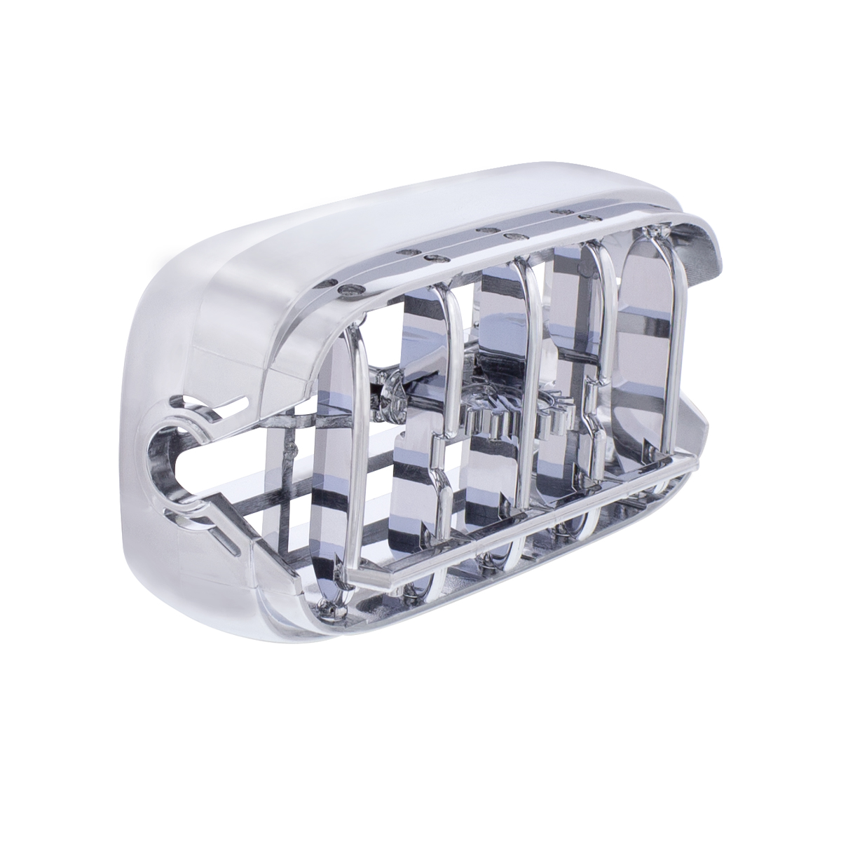 Chrome Plastic A/C Vent For 2006+ Peterbilt - Main Vent - Thumbnail 3