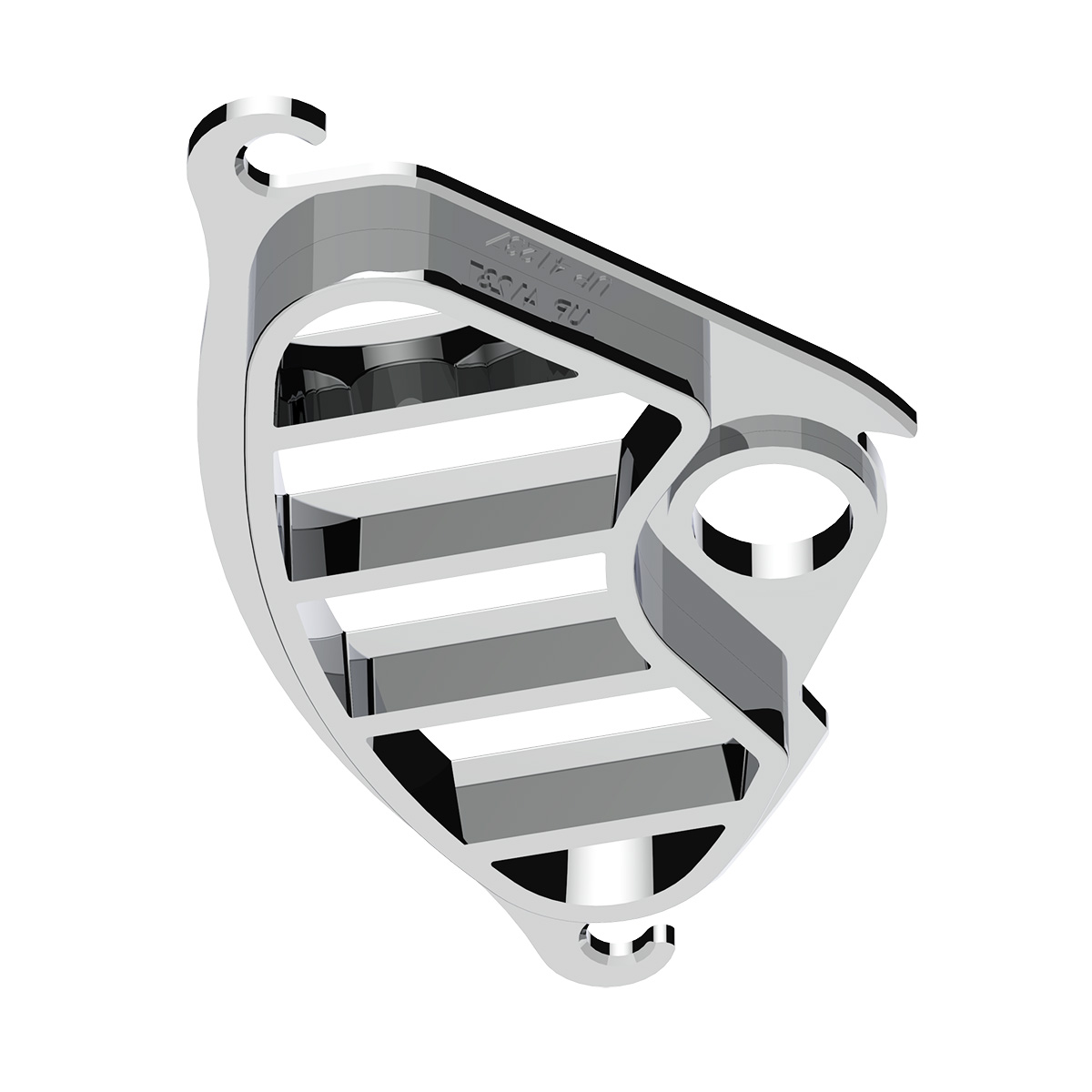 Chrome Plastic A/C Dash Corner Vent For 2006+ Peterbilt - Driver - Thumbnail 3