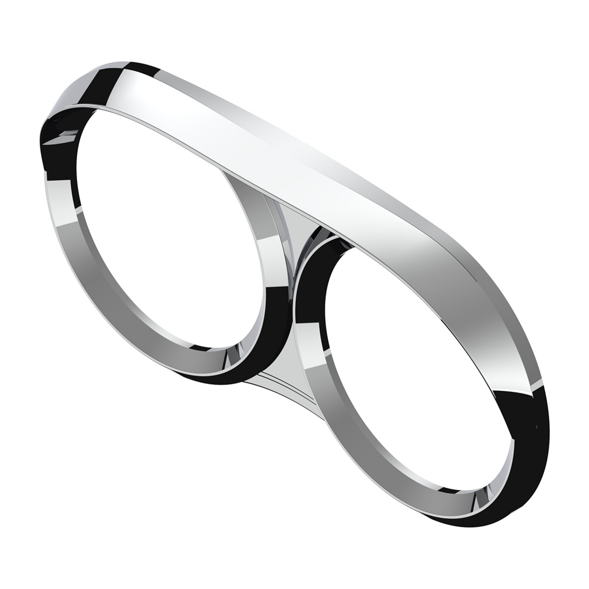 Dual Gauge Cluster Bezel With Visor For 2006+ Peterbilt - Thumbnail 12