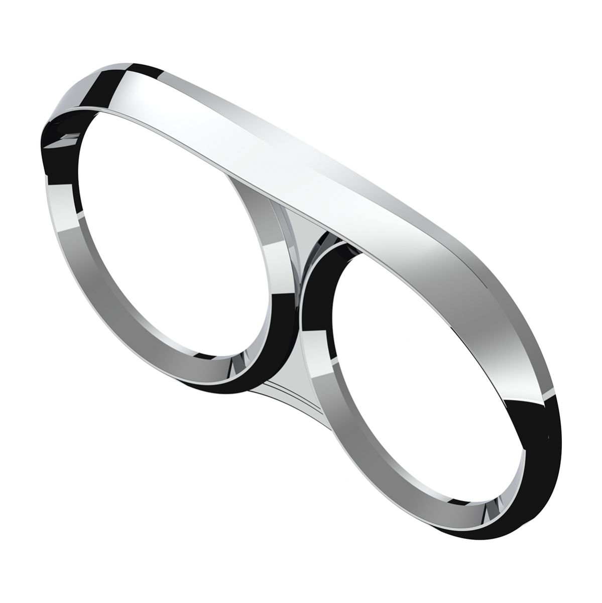 Dual Gauge Cluster Bezel With Visor For 2006+ Peterbilt - Thumbnail 5