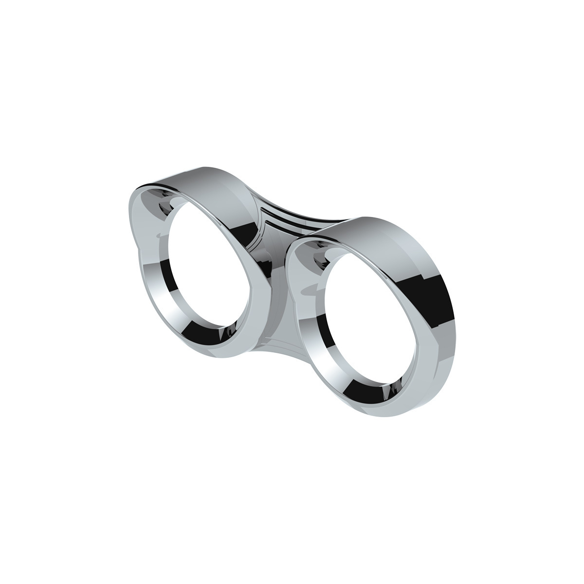 2 Gauge Cluster Bezel With Visor For 2006+ Peterbilt - Horizontal - Thumbnail 6