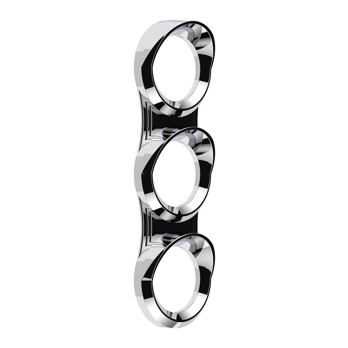 3 Gauge Cluster Bezel With Visor For 2006+ Peterbilt - Vertical