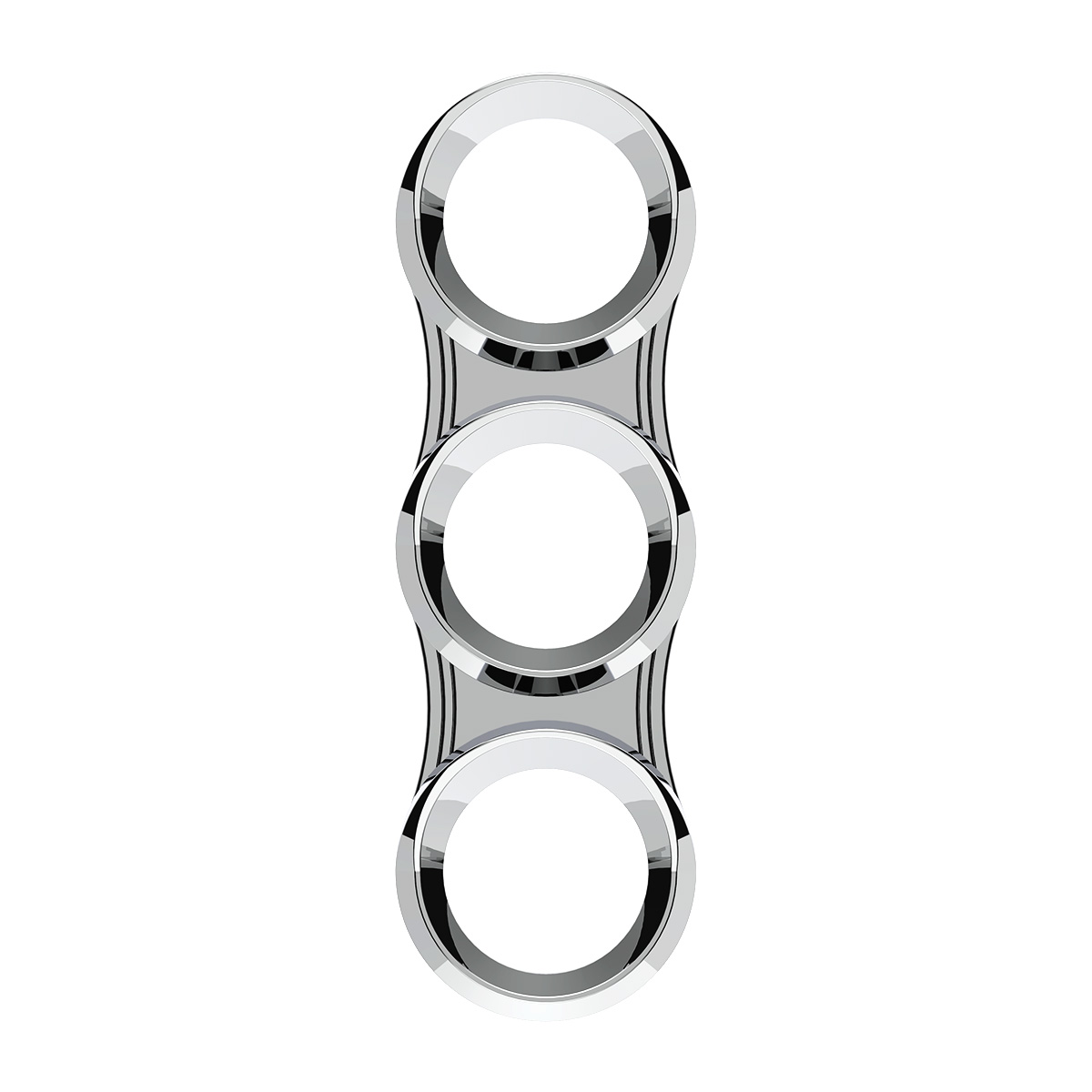 3 Gauge Cluster Bezel With Visor For 2006+ Peterbilt - Vertical - Thumbnail 2