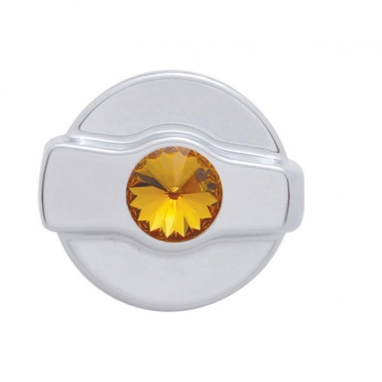 Wiper Dial Knob For Kenworth - Amber Crystal