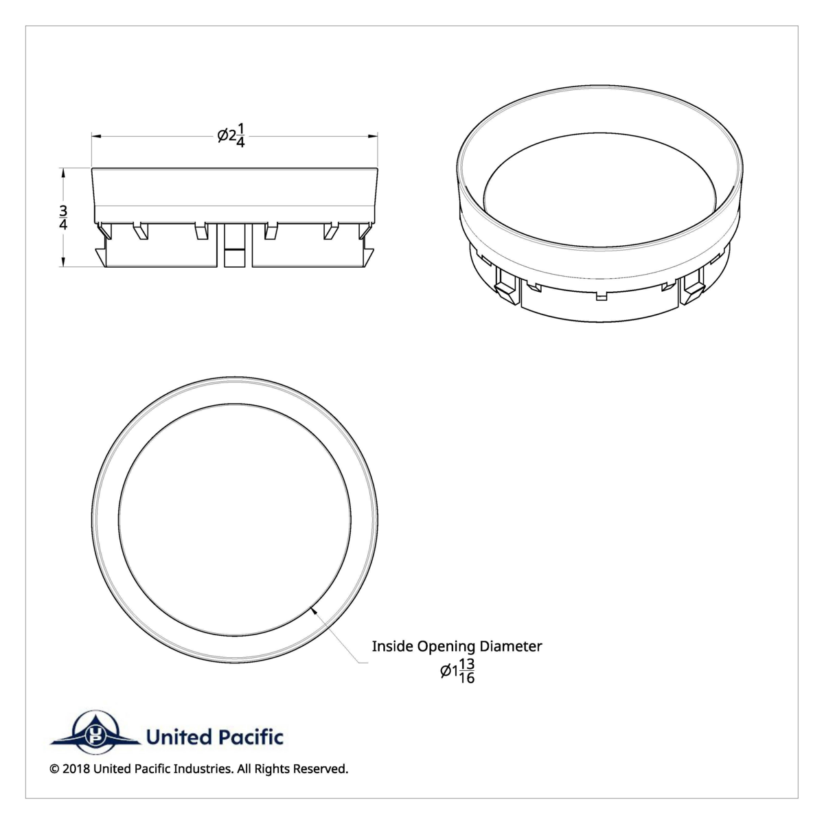 Chrome Plastic Gauge Blank For 2006+ Kenworth W900/W990/T880/T800/T660/T600 - Thumbnail 3