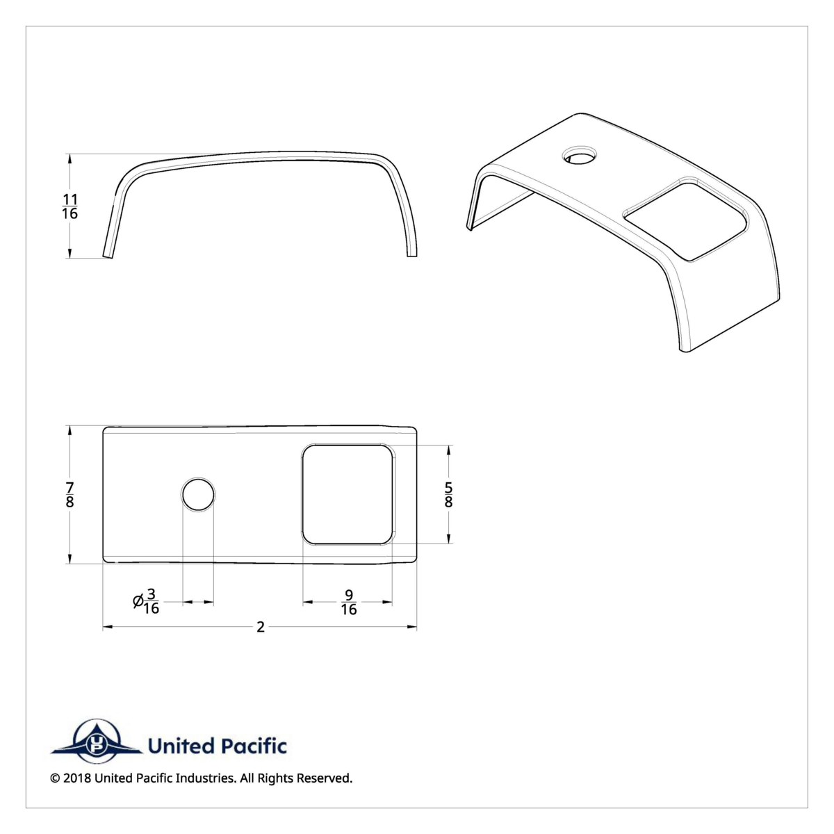 Rocker Switch Cover For 2006+ Kenworth - Plain (Card Of 3) - Thumbnail 5