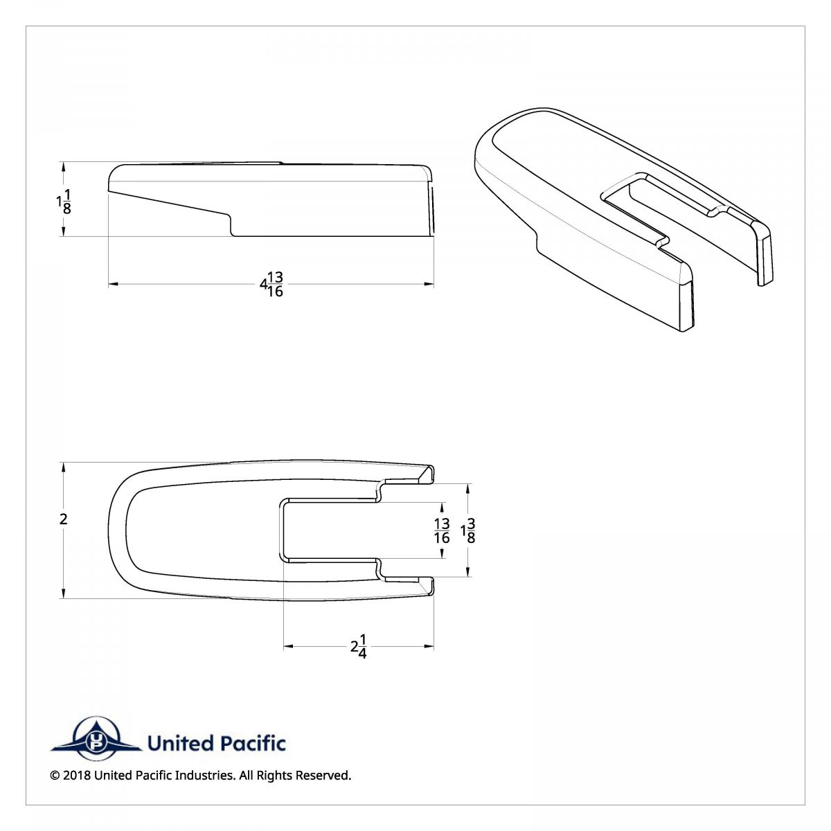 Chrome Hood Latch Cover Set For Kenworth T660 (2008-2016) And Peterbilt 386 (2006-2016) - Thumbnail 2
