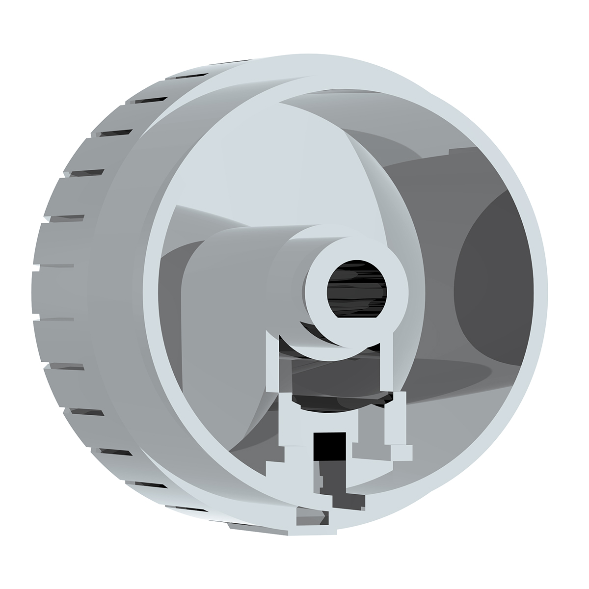 Chrome A/C Knob For Kenworth T680/T880 Sleeper - Thumbnail 4