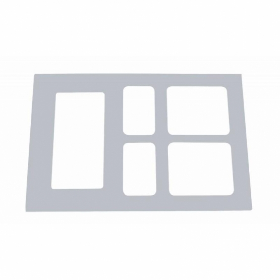 Volvo Stainless Switch Panel Trim With Gauge