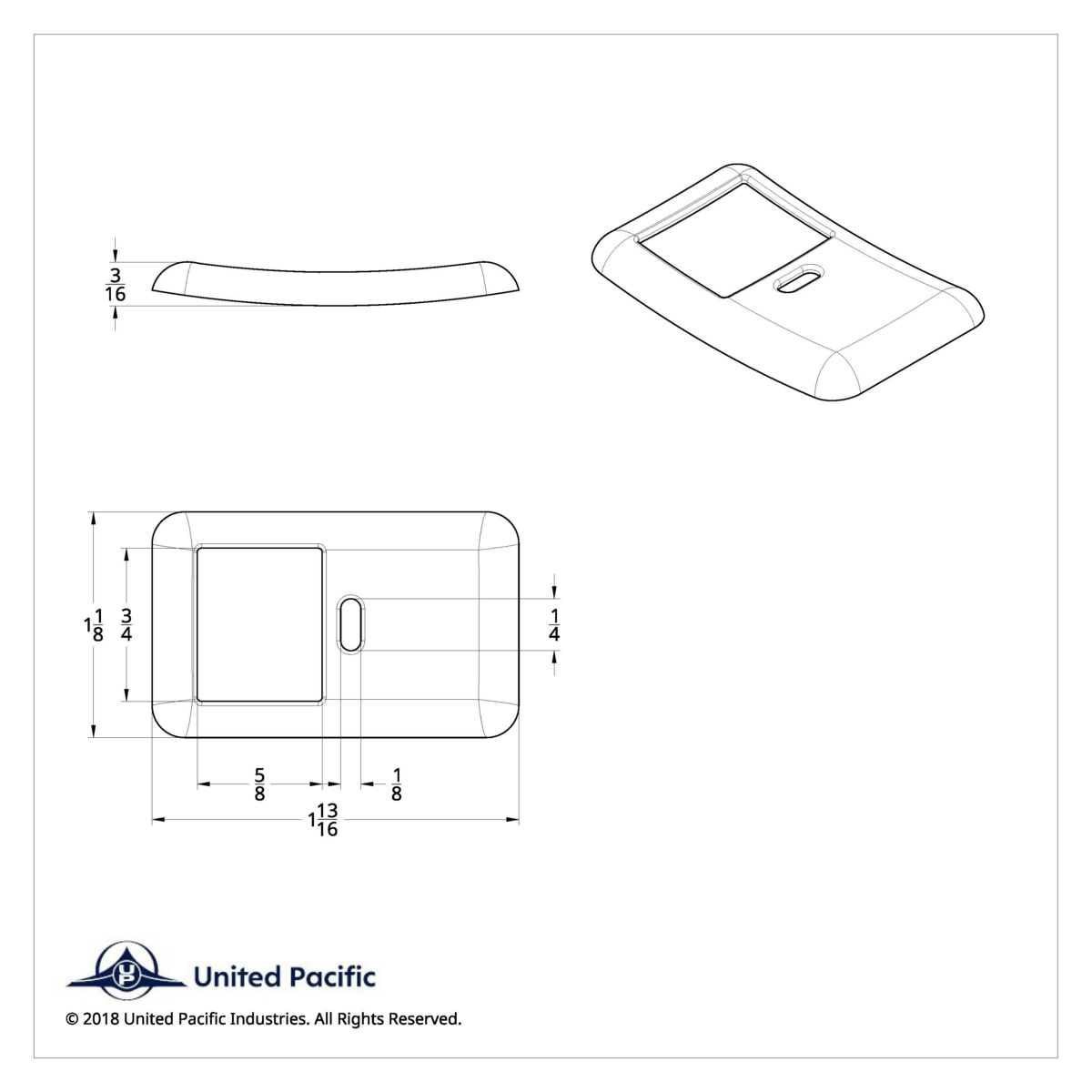 Rocker Switch Cover For 1998-2018 Volvo VNL - Plain - Thumbnail 4