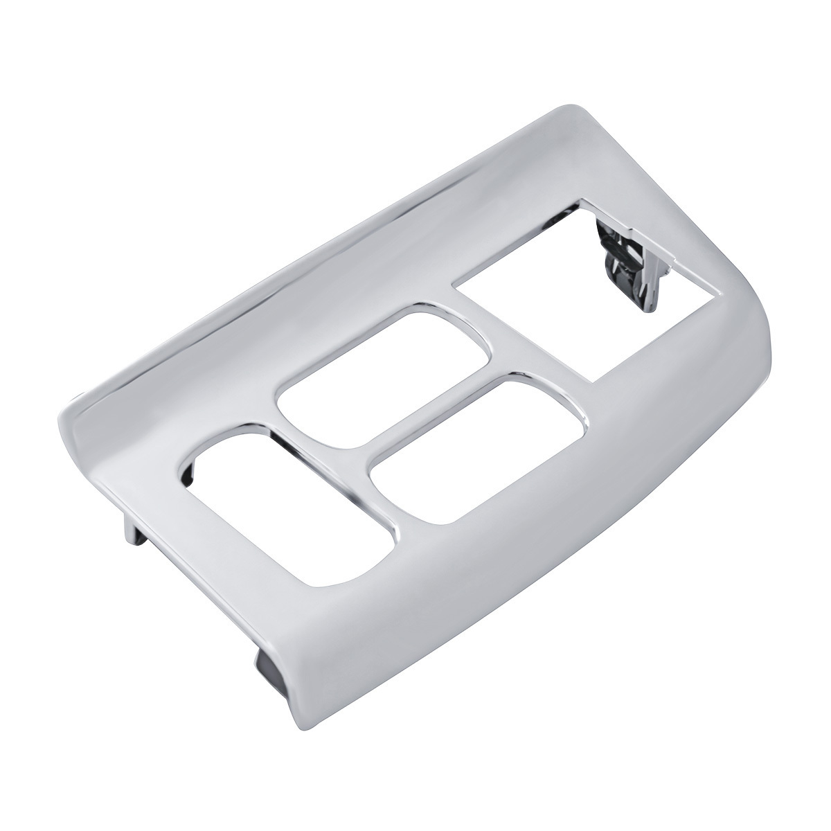 Chrome Plastic Window Switch Panel For 1999-2010 Peterbilt 387 - Driver - Thumbnail 2