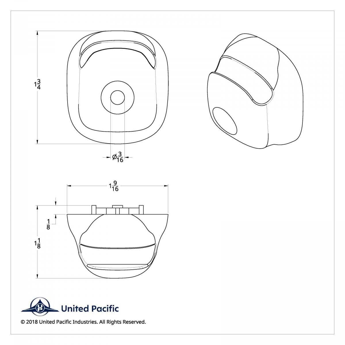 Sun Visor Hook For 2006+ Peterbilt (2-Pack) - Thumbnail 3