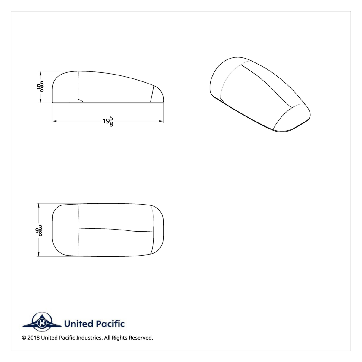 Chrome Mirror Cover For PB 387 (2000-2011), 587 (2012-2018), & KW T700 (2010-2016) - Driver - Thumbnail 9