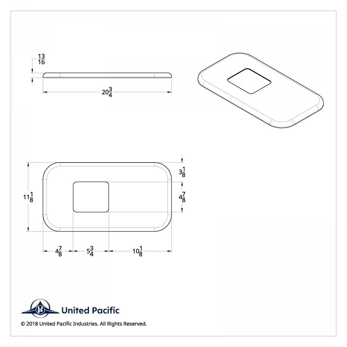 Chrome Shift Plate Cover For Peterbilt Trucks - Fits OEM S22-6041M01-234 (Bulk) - Thumbnail 5