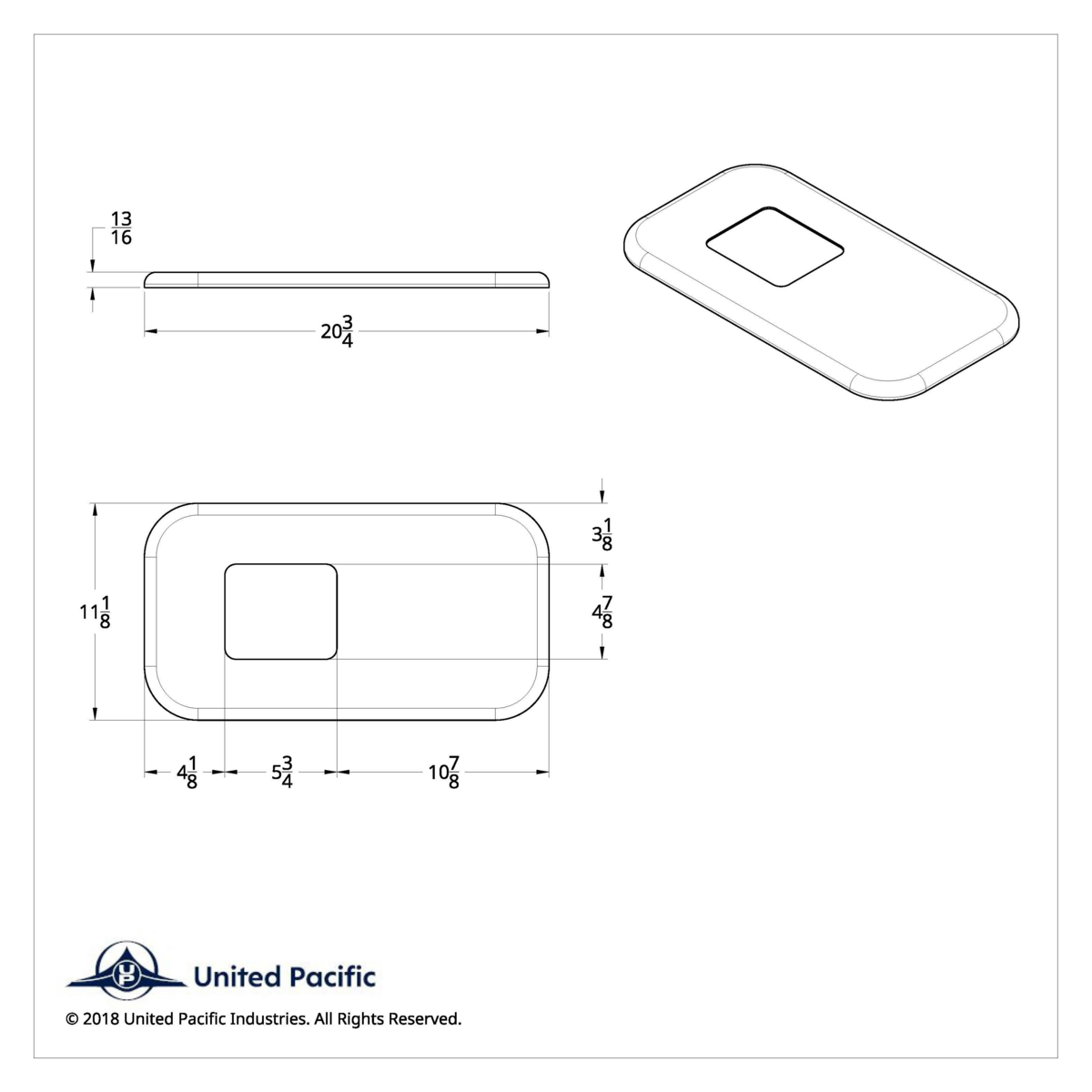 Chrome Shift Plate Cover For Peterbilt Trucks - Fits OEM S22-6041M01-252 (Bulk) - Thumbnail 6